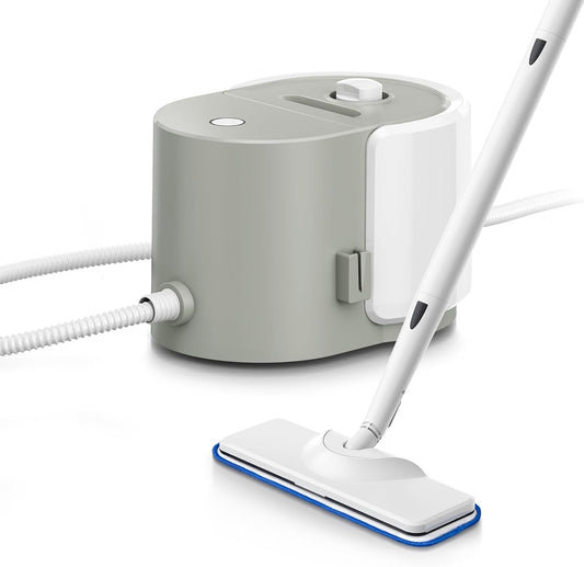 Newbealer Heavy-Duty Steam Cleaner for Home, Stainless Steel Boiler, Steam Mop with 20-Piece Accessories, Max 5 Bar, Multi-Purpose Steamer for Floors, Cars, Furniture, Upholstery, and More