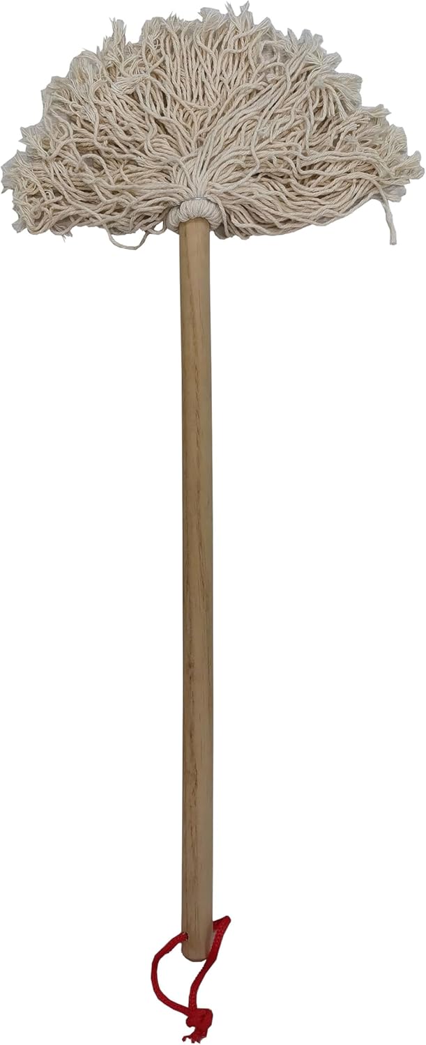 Better Grillin BBQ Bastin Mop Basting Barbecue Brush/Mop Easily Applies Marinades, Sauces, Washes Out, 16in Handle, 4pk