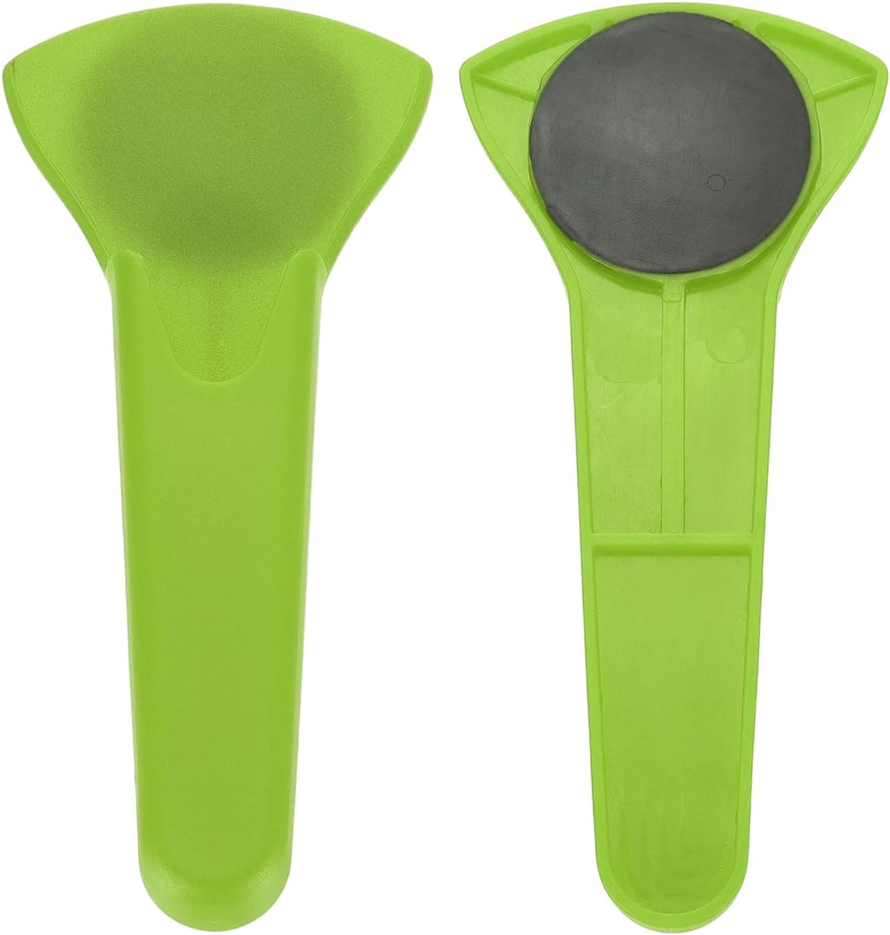 uxcell 2 Pcs Magnetic Scissor Holder, 7.48" x 3.46" Plastic Scissors Cover Durable Waterproof Protector Portable with Round Magnetic Absorber for Kitchen Shears, Green