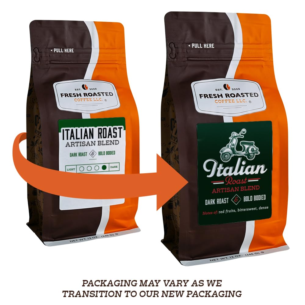 Fresh Roasted Coffee, Italian Roast, 30 lb, Dark Roast, Kosher, Whole Bean