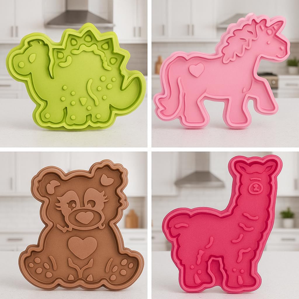 Mrs. Anderson’s Baking Animal Cookie Cutters, BPA Free, Set of 8