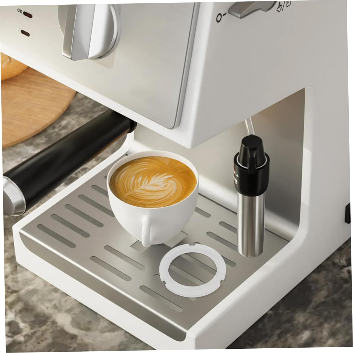 jojofuny Silicone Replacement Gasket Seal Rings for Coffee Machines Espresso Maker Accessory for Sealing and Longevity Enhancement Brewing Equipment