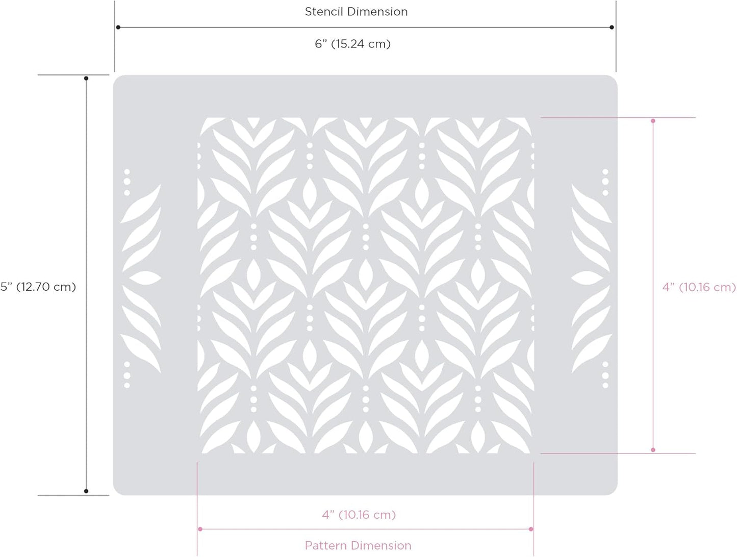 Cookie and Cupcake Stencil (RHOMBA)