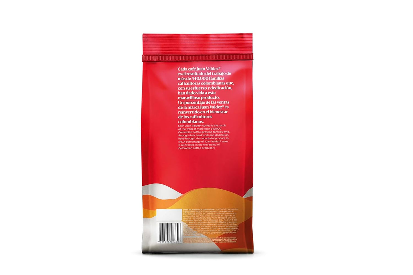 Juan Valdez Colina Whole Bean Coffee, Balanced Roast 16 OZ - Premium Colombian Coffee - Unique “Caracolito” beans produce a coffee of balanced flavor and mild texture (Pack of 2)