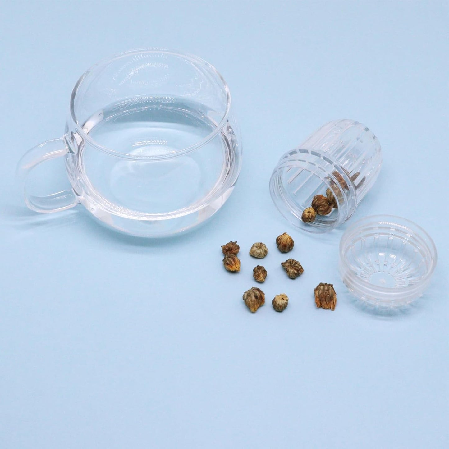 2 pcs Fruit Infuser Insert, Tea Infuser Bottle Ball for Wide Mouth Bottles