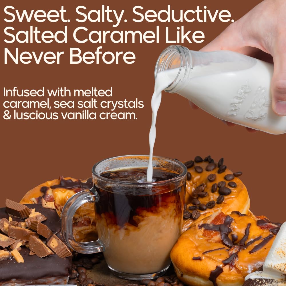 Sarasota Coffee 1905 Cold Brew Coffee Bags | Salted Caramel | Blonde-Medium Roast | Smooth & Low Acid | Ground Filter Packs | Cold Brew Kit Makes 14 Cups | Creamy Caramel & Sea Salt Notes