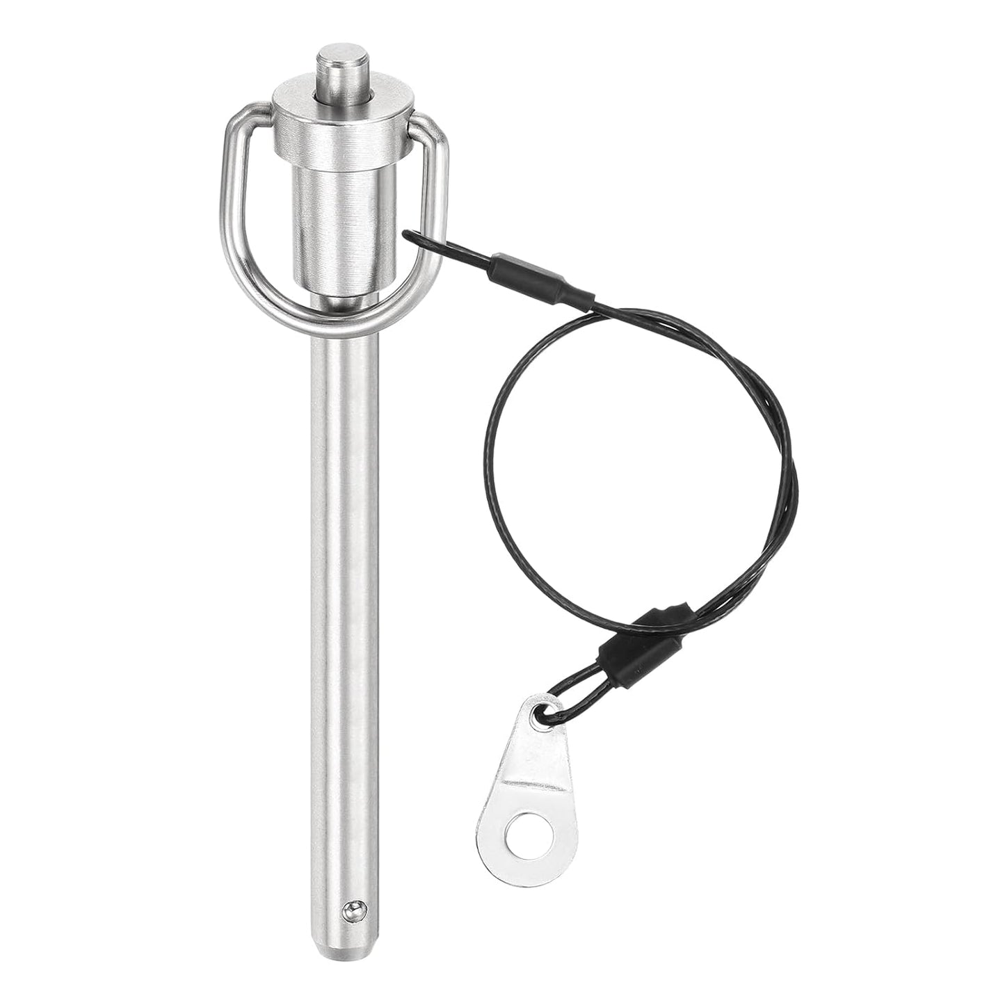 UXCELL 1 Pcs Quick Release Pin, 5/16" x 3" (Dia. x L), Silver, 304 Stainless Steel