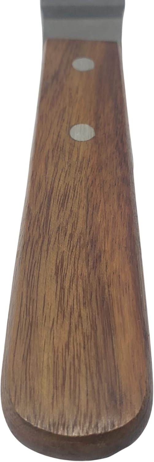 Offset Stainless Steel Spatula Set with Wood Handle - Professional Cake Decorating Tools - 4", 6.5" & 8" Stainless Steel Offset Blade Cake Spatula Set