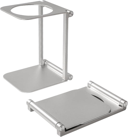Pour over Dripper Stand,Portable &Foldable Espresso Machine Stand,Office coffee stand with base,Suitable for office,home,camping