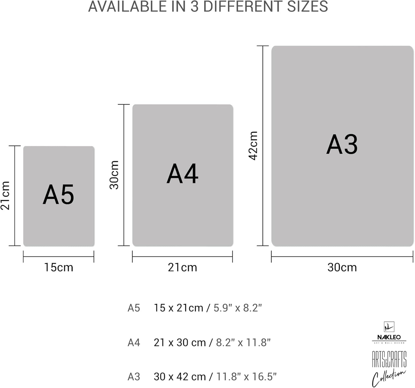 NAKLEO Painting Stencil for Crafts A5 5.9” x 8.3”, Border Flower Plant Pattern, Reusable Plastic DIY & Scrapbooking Drawing Template, Decoupage Art Home Decor, Wall Wood Fabric Furniture