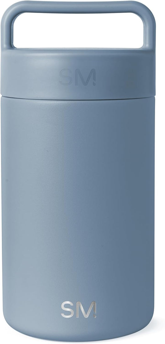 Simple Modern Food Jar for Hot Food | Reusable Stainless Steel Vacuum Insulated Leak Proof Lunch Storage for Smoothie Bowl, Soup, Oatmeal | Provision Collection | 16oz | Blue Dune