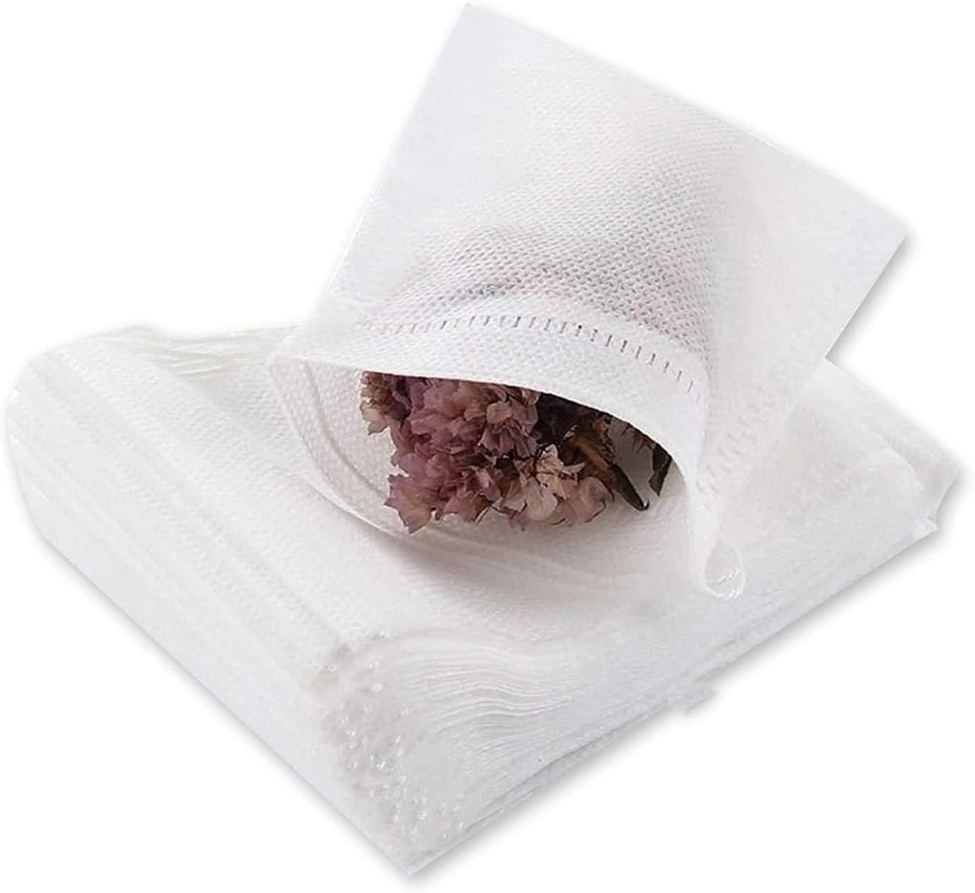 Fenshine 400 Pcs Tea Filter Bags Disposable Empty Tea Bags Drawstring Seal Tea Infusers Bag for Loose Leaf Teal