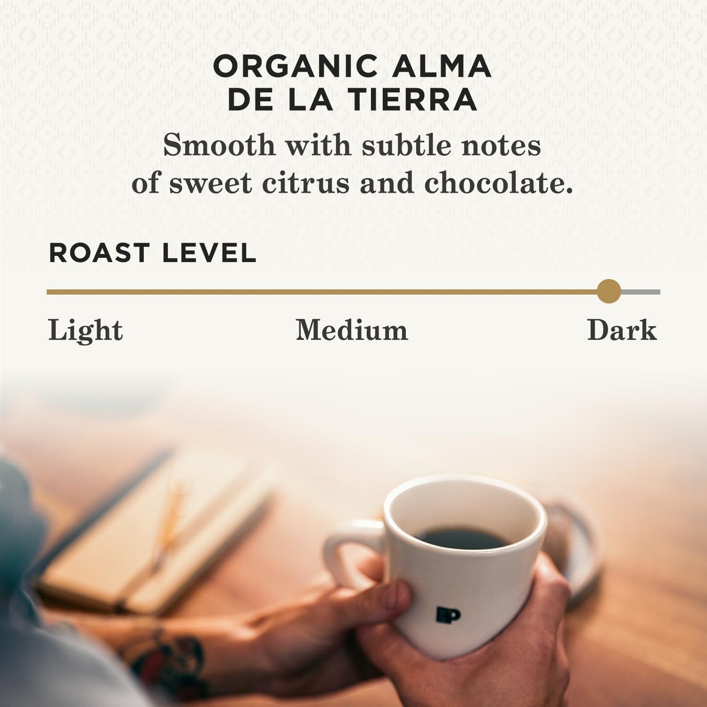 Peet's Coffee, USDA Organic Dark Roast Single Serve Coffee Pods - Alma de la Tierra 10 Count (1 Box of 10 Pods)