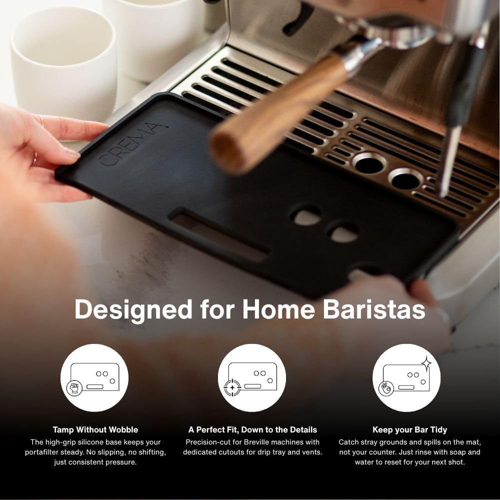 Crema Coffee Products Tamping Mat for Bambino Plus - Thumbnail 4