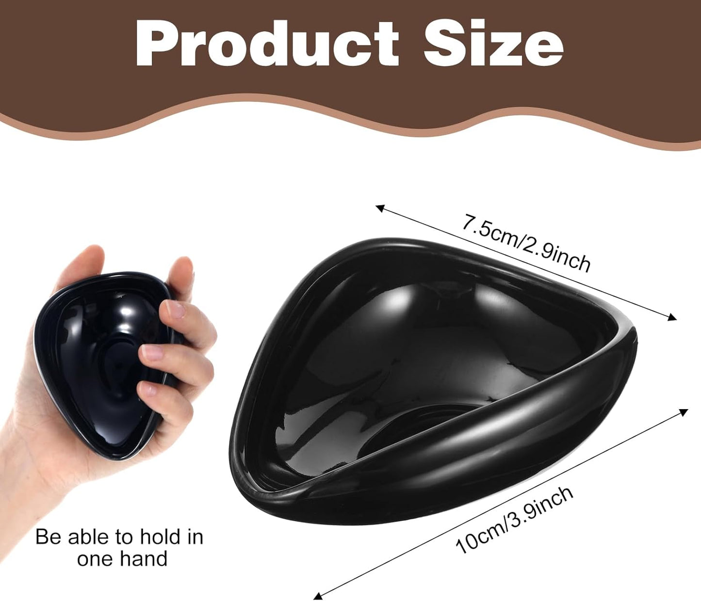 Black Coffee Bean Dosing Cup, Multi-Use Coffee Bean Weighing Container Precision Measuring Spoon for Espresso, Coffees Beans, Tea & Nuts (Black)