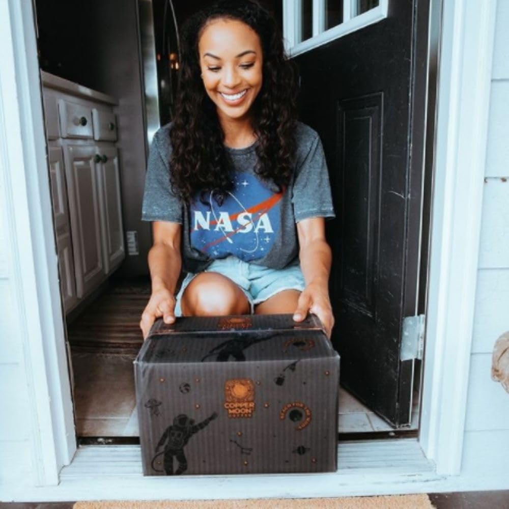 Copper Moon Medium Roast Whole Bean Coffee, Stargazer Blend, 2 Lb