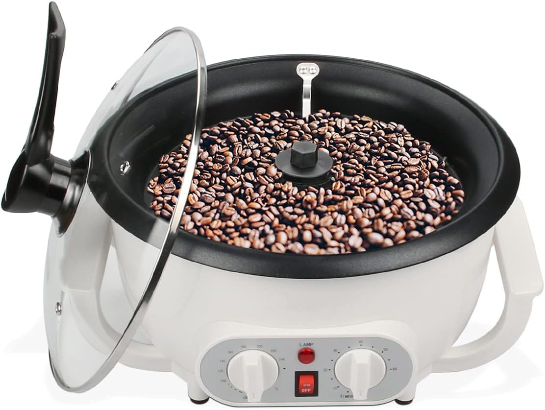 Coffee Bean Roaster Machine for Home Use, Coffee Roaster Machine with Timing, 110V 1200W