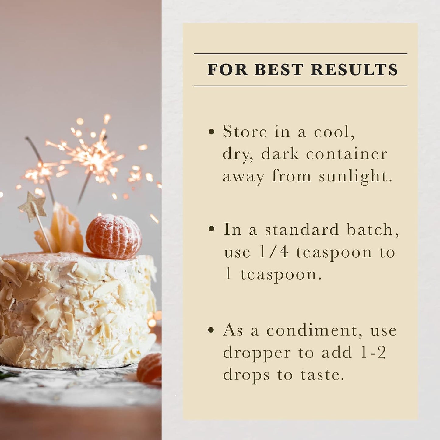 Cook's Pure Orange Extract From Florida Oranges | For Ice Cream, Cakes, Breads, Cookies and Drinks, 16 oz