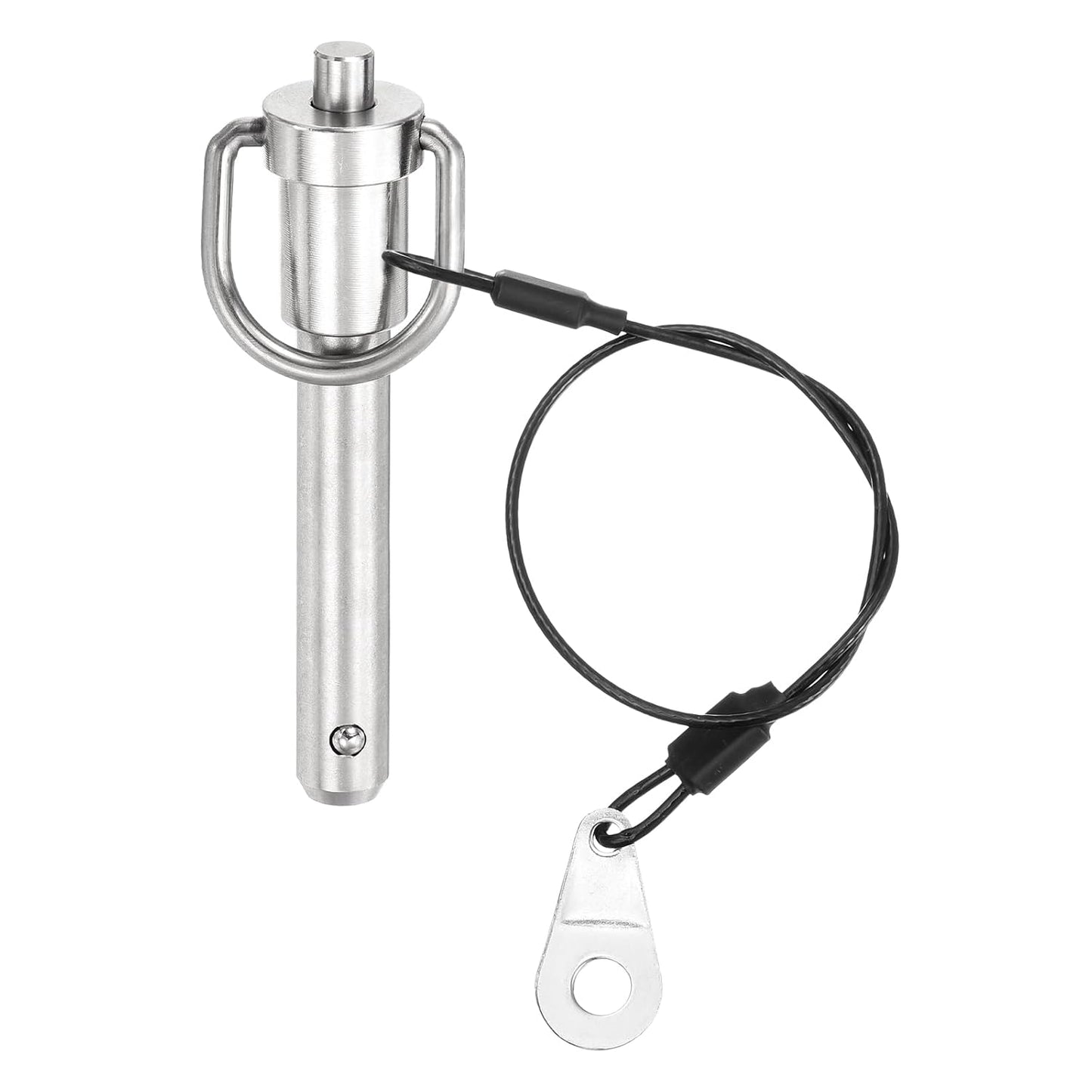 UXCELL 1 Pcs Quick Release Pin, 3/8" x 1.5" Stainless Steel, Silver