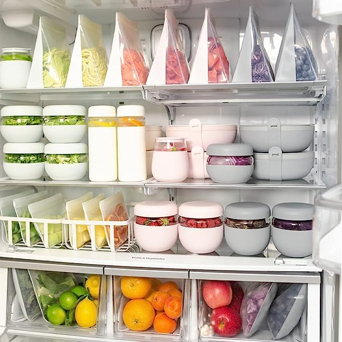 W&P Porter Seal Tight Lunch Bowl Container w/ Lid | Blush 16 Ounces | Leak & Spill Proof, Soup & Stew Food Storage, Meal Prep, Airtight, Microwave and Dishwasher Safe, BPA-Free Glass