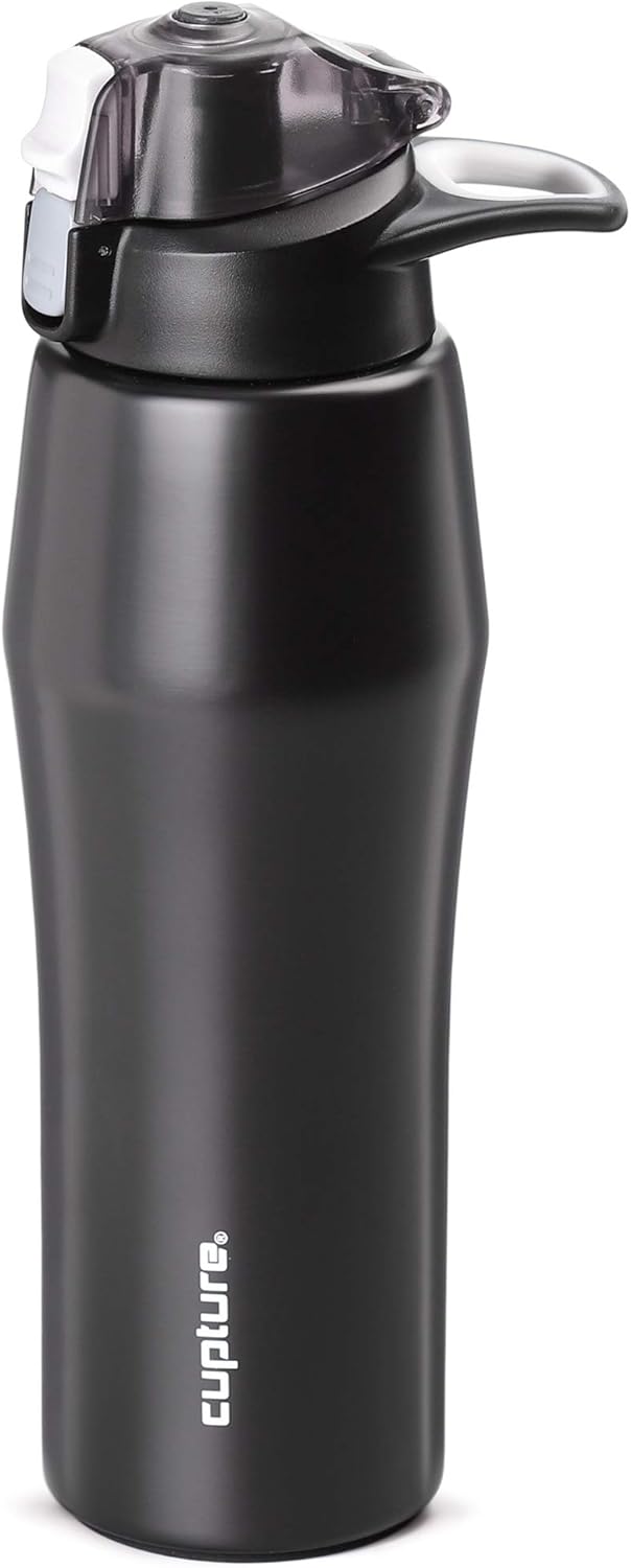 Cupture Action Bottle with Handle - Stainless Steel Vacuum-Insulated, 22 oz
