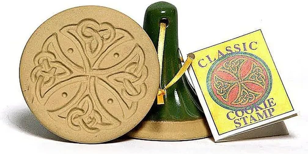 Brown Bag Celtic Cross Cookie Stamp - British Isle Series
