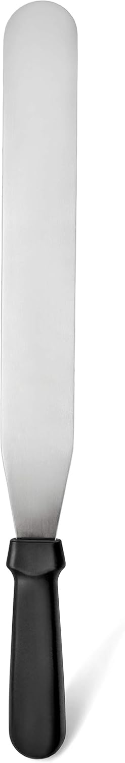 New Star Foodservice 38101 Straight Icing Spatula, 12-Inch Blade, 17-Inch Overall, Silver
