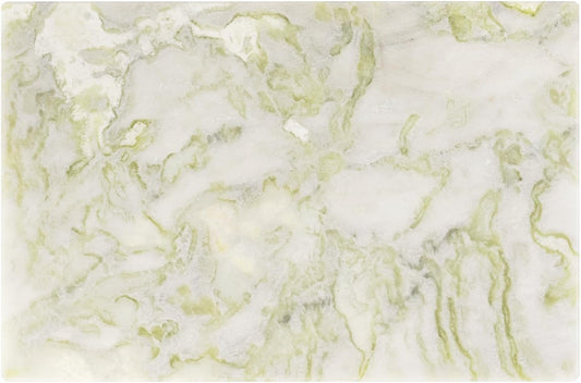 Koville Multi-Purpose Pastry Marble Tray Cutting Board With Non-Slip Feet, 12x8 Inch Rectangular Marble Cutting Boards Cheese Board for Kitchen, Stone Charcuterie Board Chopping Slab for Home Decor