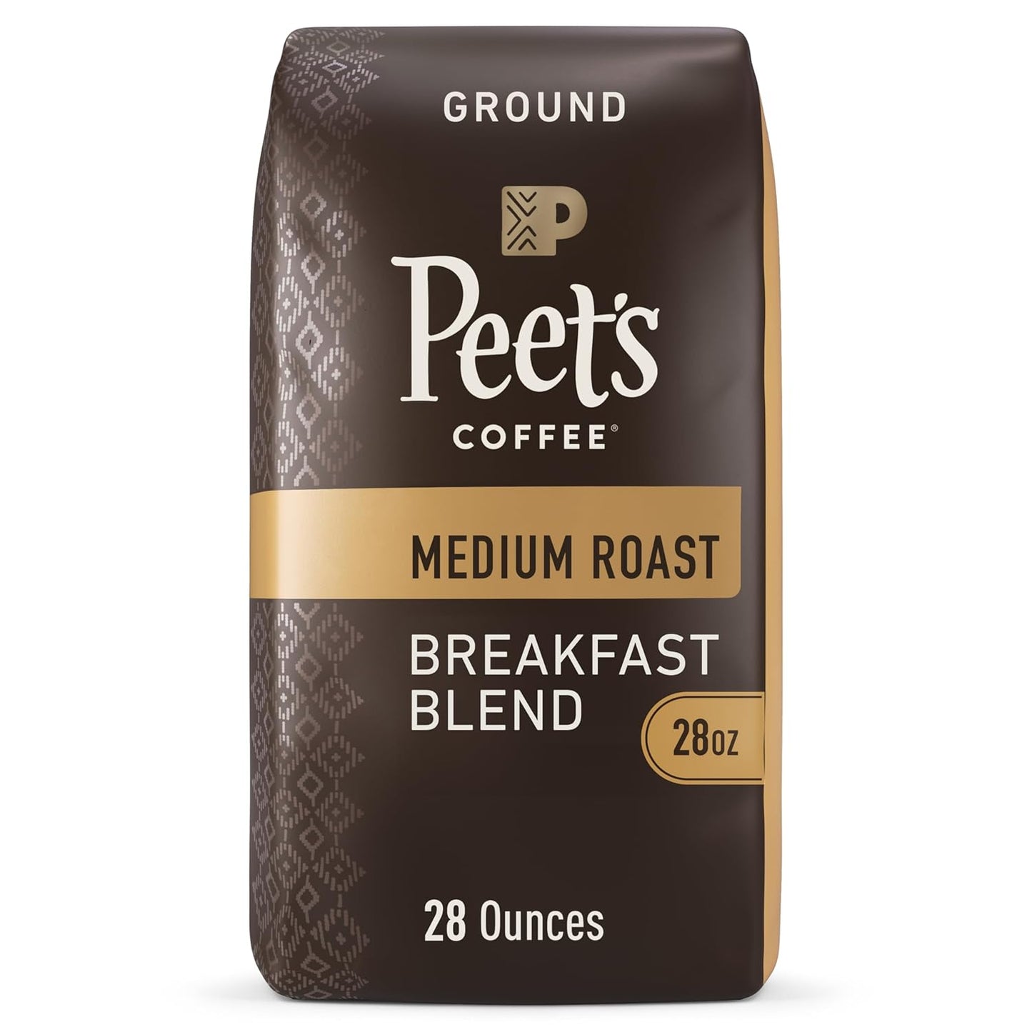 Peet's Coffee, Medium Roast Ground Coffee - Breakfast Blend 28 Ounce Bag