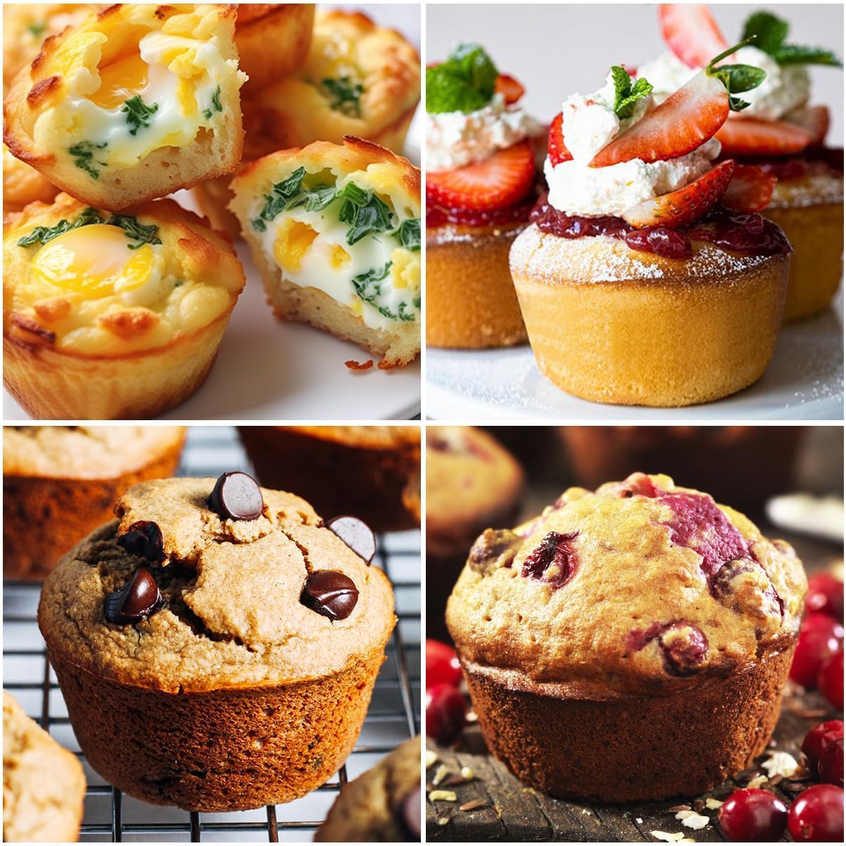 Jumbo Muffin Pan, 3.5 Inch Large Muffin Pan with Metal Reinforced Frame 6 Cup Silicone Jumbo Cupcake Pans for Baking Easy to Handle 2 Pack Red