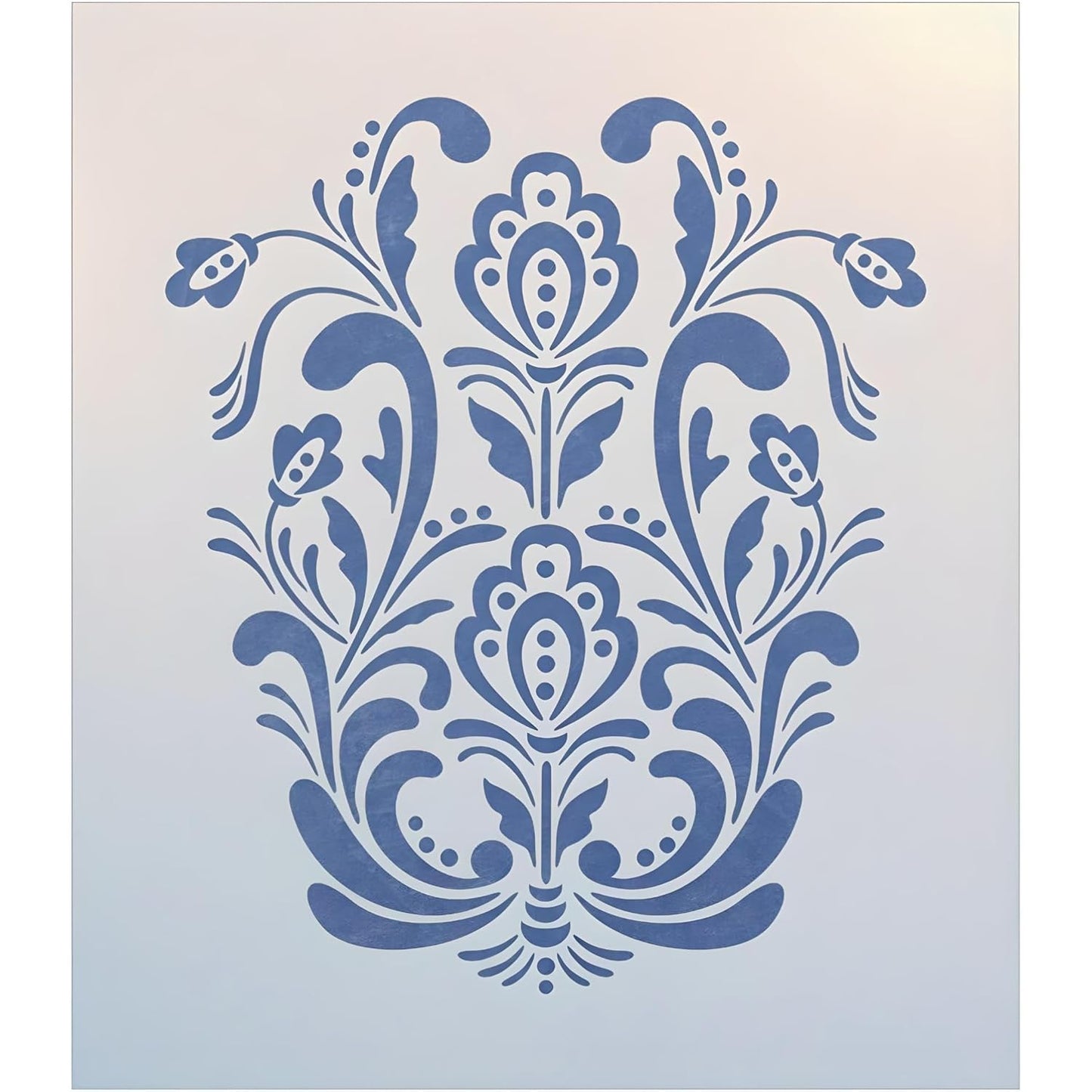 Rosemaling Pattern 18 Stencil Template 8.2" x 9.7" for Painting, Furniture & Folk Art – Reusable Mylar Stencil for DIY Crafts, Walls & Decor Projects – The Artful Stencil
