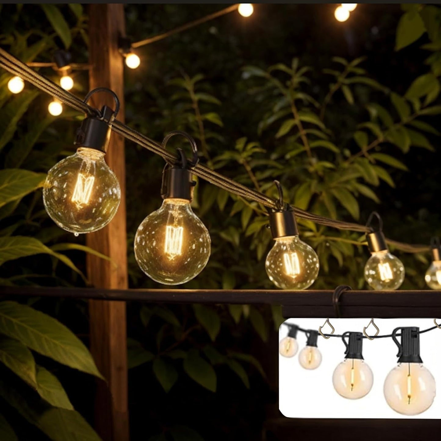 10 PCS Eye Screw Hooks for Hanging Heavy Duty with Safety Buckle.Metal Ceiling Hooks for Hanging Plants,Cup,Wind Chime,Bird Feeders,String Lights at Indoor&Outdoor,2.36 Inches Black