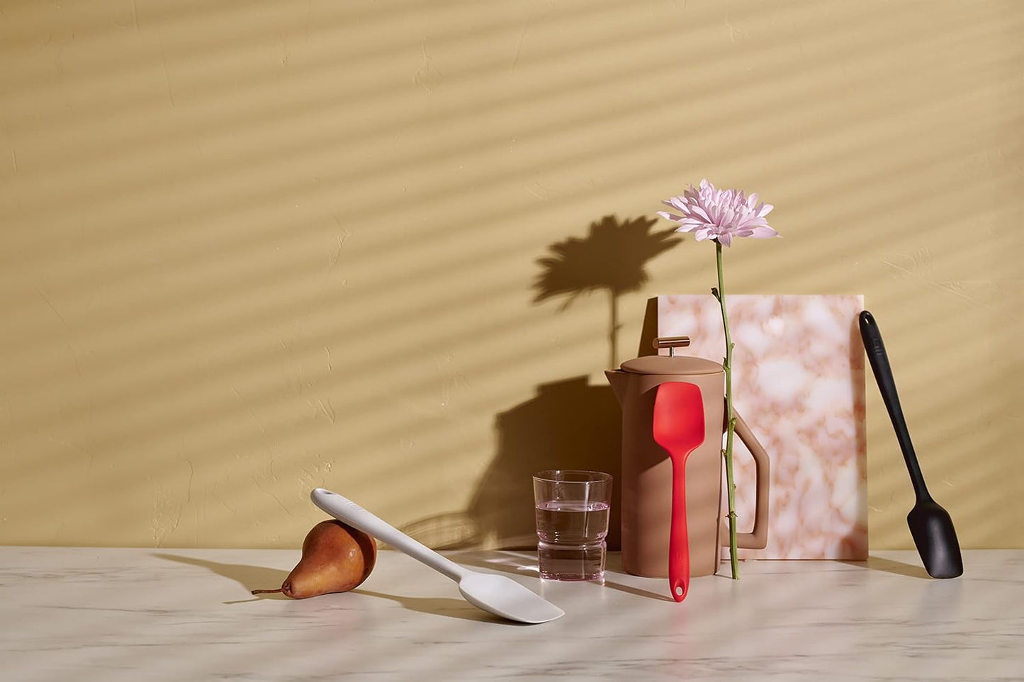 GIR: Get It Right Premium Seamless Spoonula - Non-Stick Heat Resistant Silicone Scraper Spatula - Perfect for Mixing, Serving, Scraping, Stirring, and More - Ultimate - 11 IN, Navy