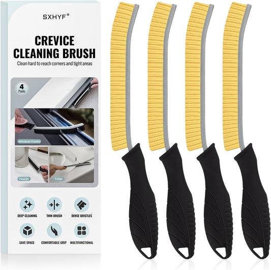 SXhyf Cleaning Brush - Hard Bristle Crevice Cleaning Brush, Multifunctional Gap Scrub Brush, Kitchen Essentials, Bathroom Cleaner Tools for Household Use, Home, Window, Toilet, Stove