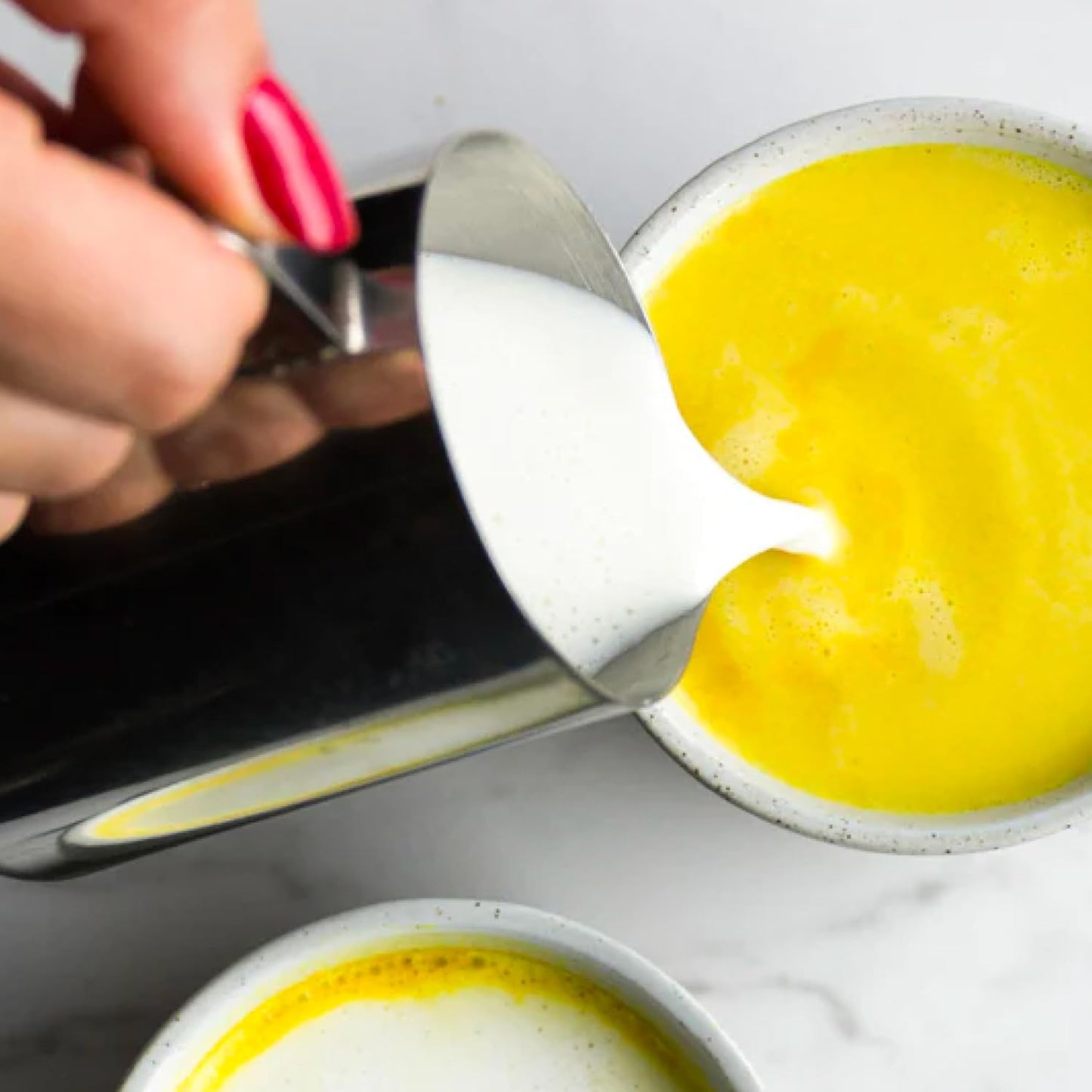 Rishi Tea Turmeric Ginger Chai Latte - Organic Herbal Tea Concentrate with Ginger - Easy-to-Serve Hot or Iced, Caffeine Free - 32 Fl Oz (Pack of 12)