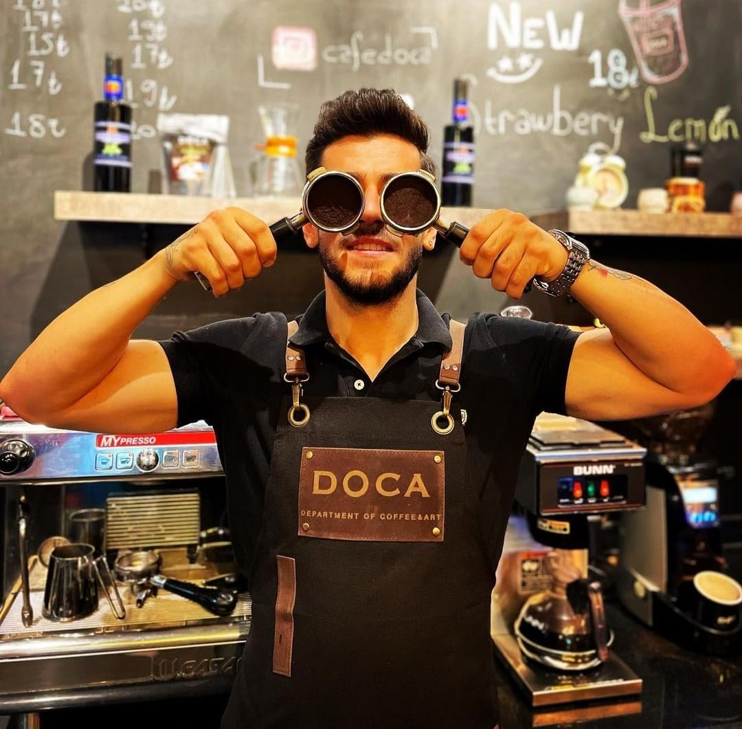 Men and Women Apron for Kitchen, Gardening, Artist, Chef, Work | Canvas, Waterproof, Adjustable Straps Unisex