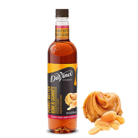 DaVinci Gourmet Classic Peanut Butter Syrup, 25.4 Fluid Ounces (Pack of 1)