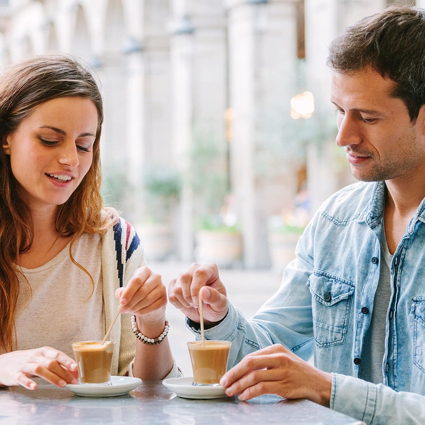 500 Pcs Coffee Stirrers 5.5 Inch Wood Coffee Stir Sticks Individually Wrapped Wooden Stir Sticks Disposable Wood Stir Sticks Eco-Friendly Wood Coffee Stir Sticks for Coffee, Cocktail (500 PCS)