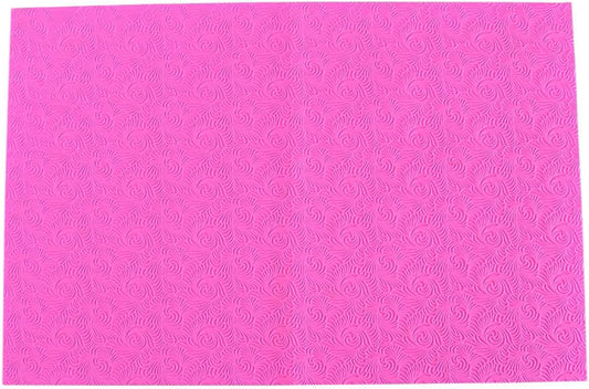 GROWTAIL Cake Fondant Impression Mat, Impression Lace Mold Fondant Cake Decorarting Tools-Spring Bloom/Spiricle/Crocodile Alligator Pattern (Spiricle Pattern)