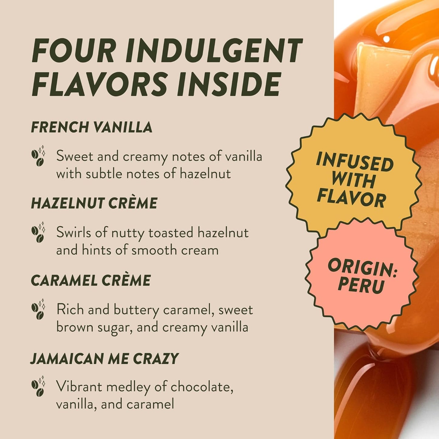 Angelino's Coffee, 96 Count, Compatible with Keurig 2.0 K-Cup Brewers (Flavored Variety, 96 Count)