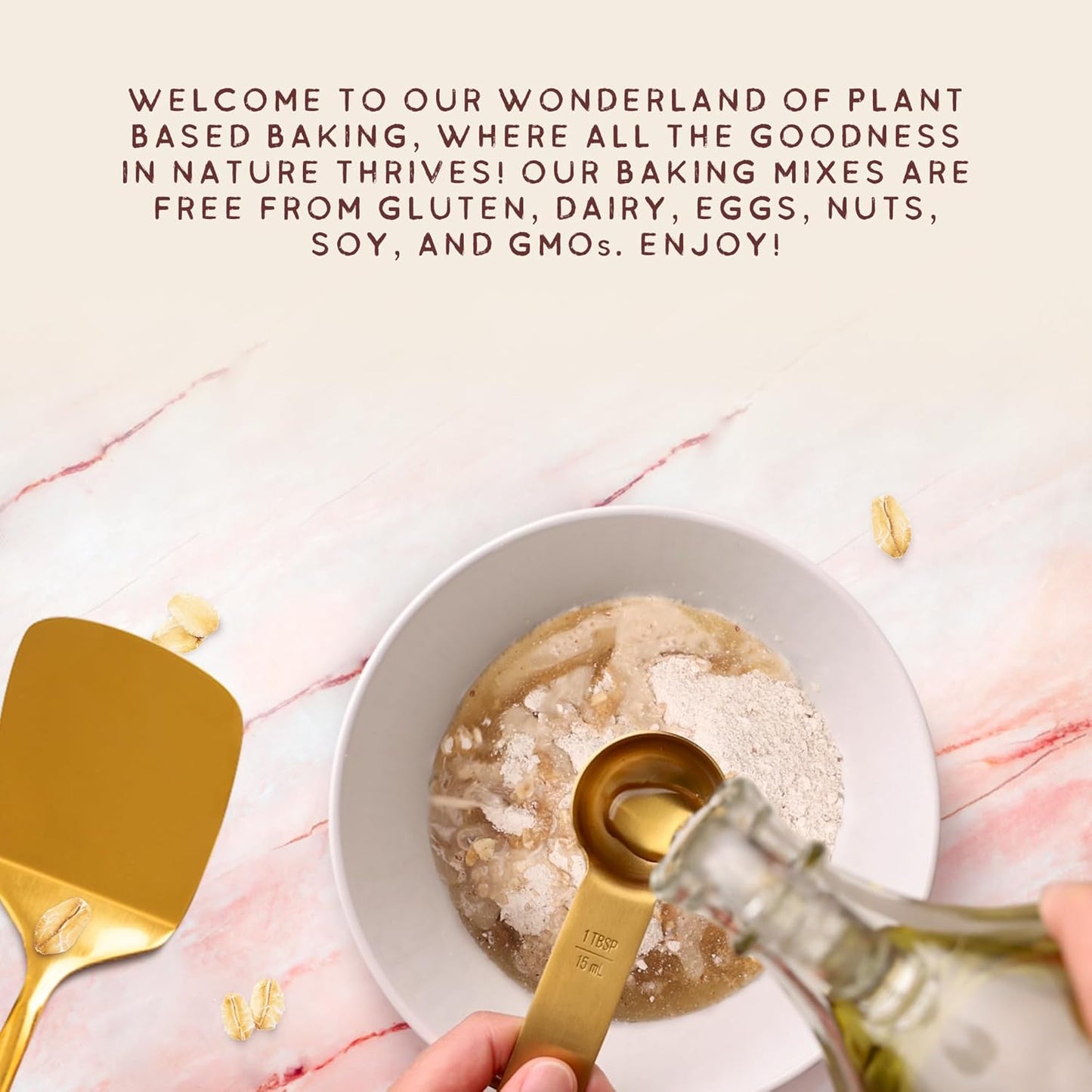 Autumn Sons Baking Co. Gluten Free Oatmeal Cinnamon Cookie Mix. Vegan Plant Based Baking Mix. Free From 11 Common Allergens. Dairy Free, Nut Free, Soy Free, Non GMO. 9.3 oz (Pack of 3)