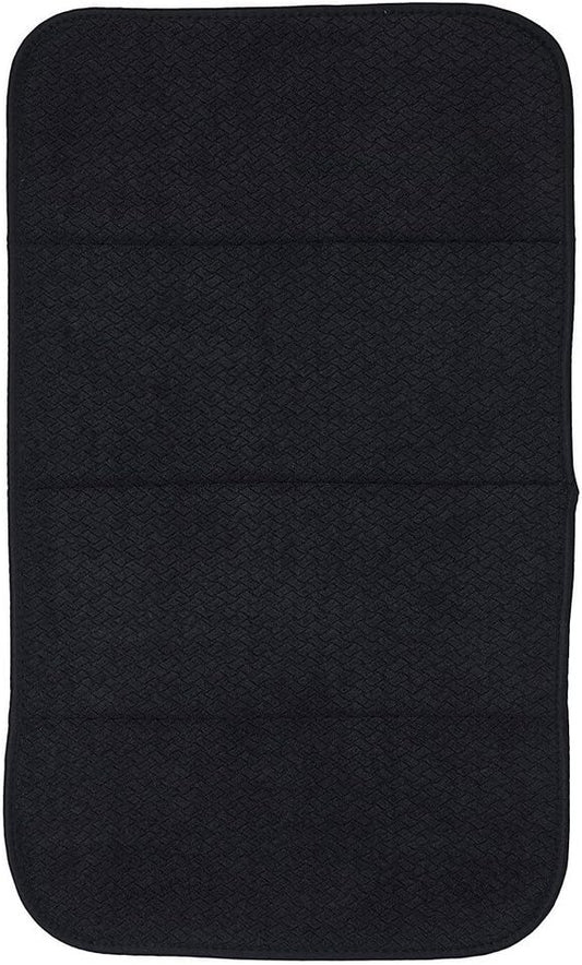 All-Clad Premium Reversible Dish Drying Mat for Kitchen: 16" x 28" Ultra-Absorbent, Long-Lasting, No Condensation, and Oversized for Large Pots and Pans - 1 Pack, Black