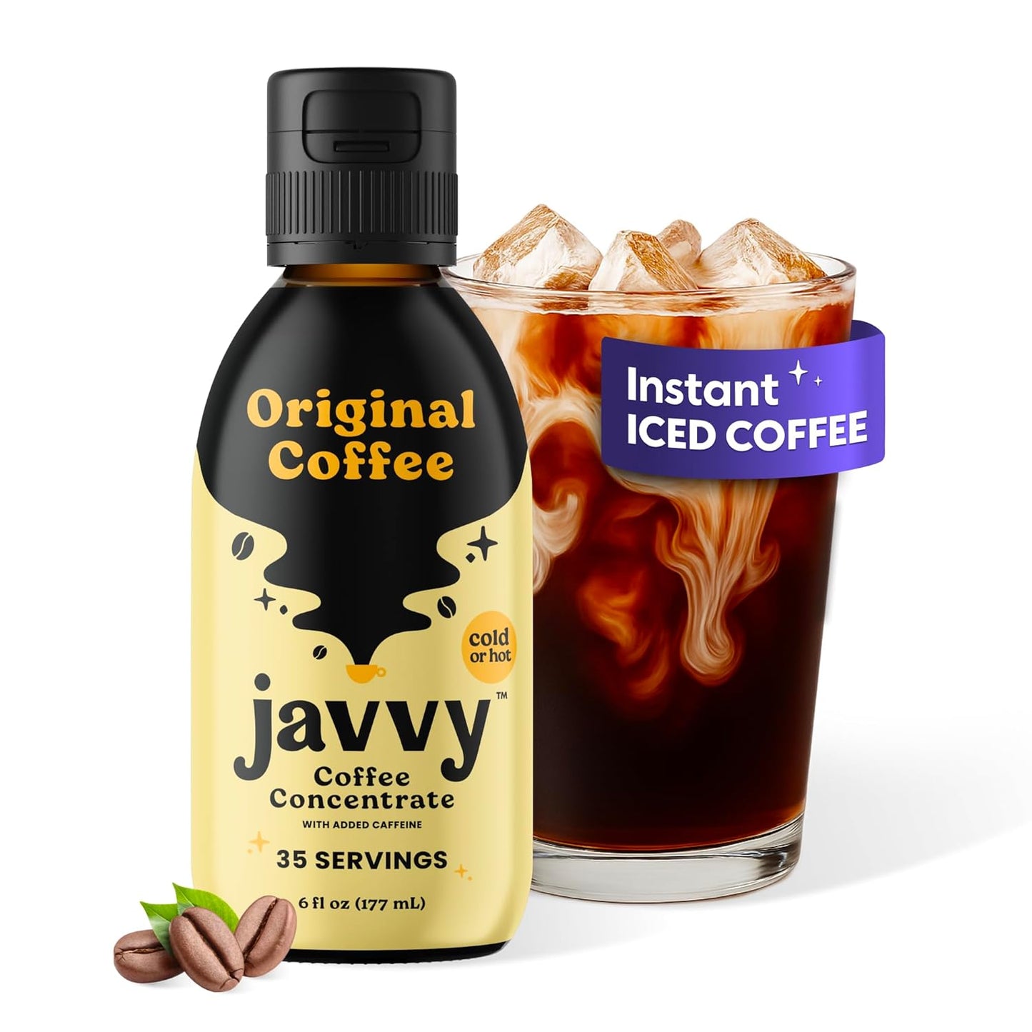Coffee Concentrate - Cold Brew Coffee, Perfect for Hot or Iced Instant Coffees, Hot Drinks, Cold Brew Concentrate, 35 Servings – Original