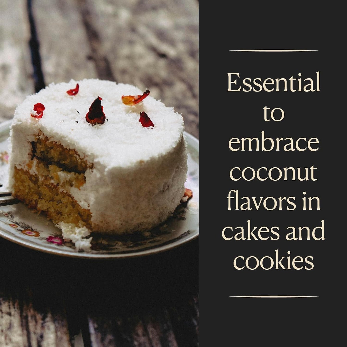 Cook's, Coconut Flavoring for Cakes, Cookies, Pastries, Ice Creams, Smoothies, 8 oz