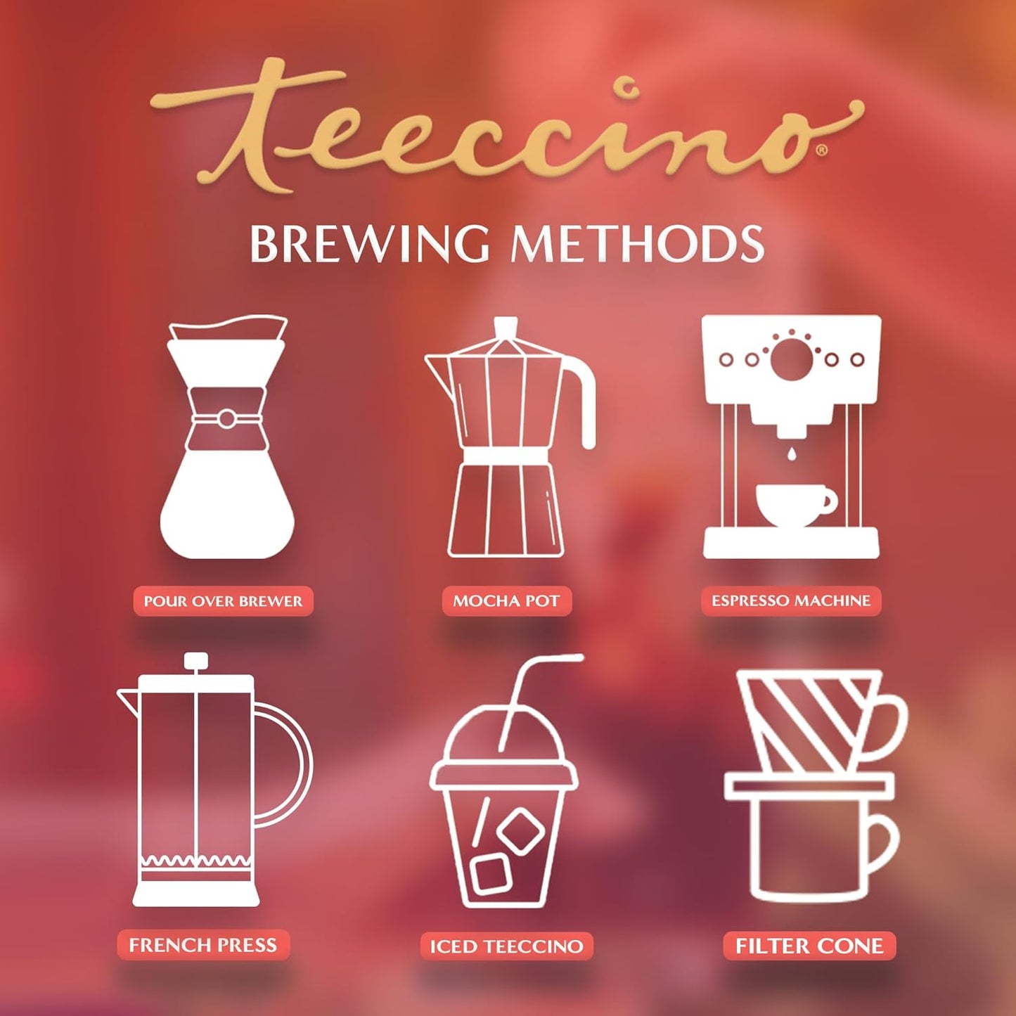 Teeccino Vanilla Nut Chicory Coffee Alternative - 11 Ounce - Ground Herbal Coffee That’s Prebiotic, Caffeine Free & Acid Free, Medium Roast