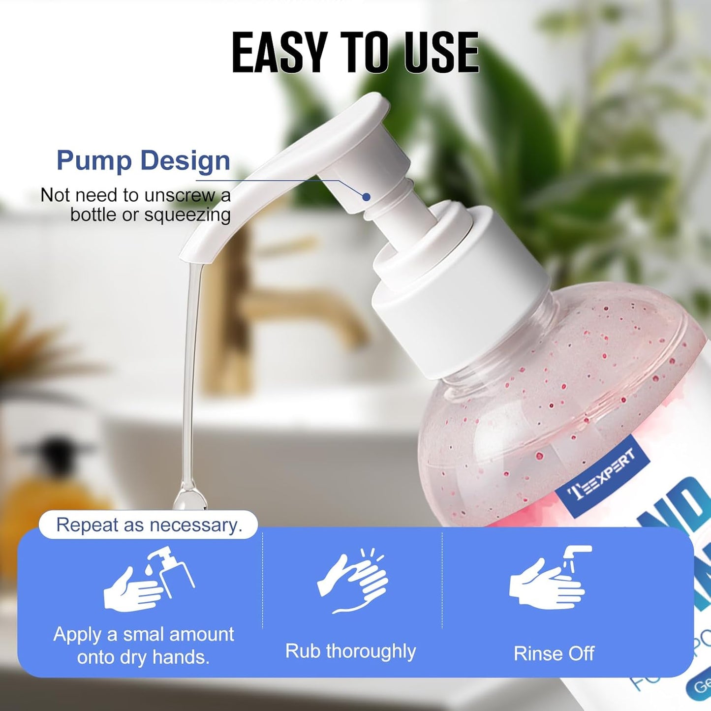 Teexpert Resin Remover Gel 8OZ Hand Cleaner For Epoxy Resin All-Natural Gentle & Moisturizing Hand Cleanser Ideal for Removing Uncured Resin Molds Tools