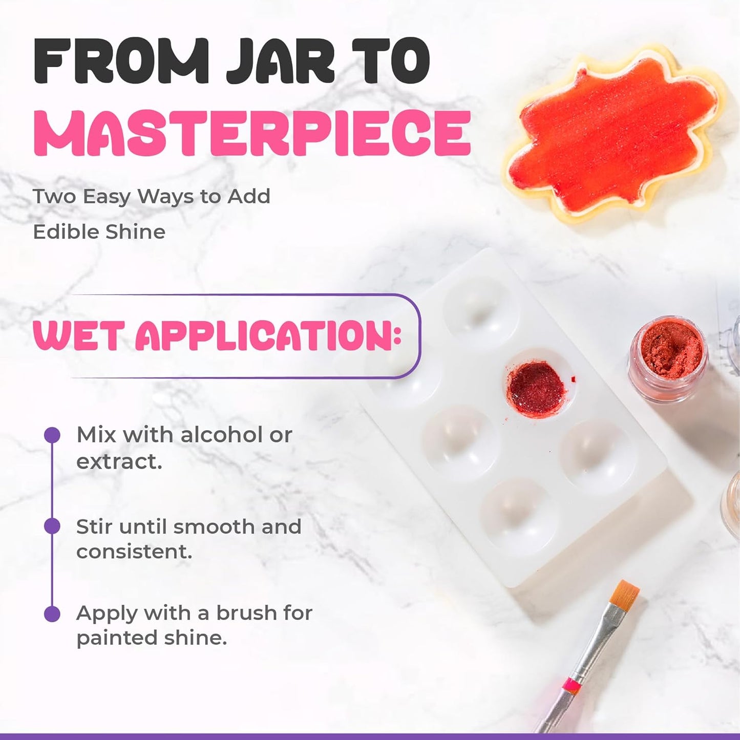 Bakerpan Pearl Luster Dust Edible, Leaf Green Edible Glitter for Cocktails, Set of 2-4 Grams Glitter for Cake Decorating, Cookies, Chocolates and Candies, Drinks (Made in USA)