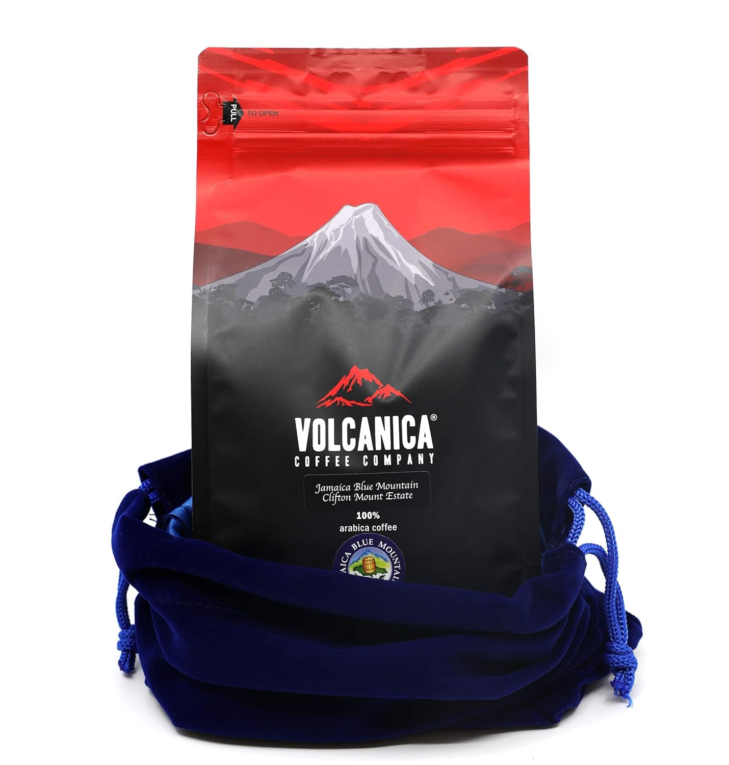 Jamaican Blue Mountain Coffee, Clifton Mount Estate, 100% Certified, Ground, Fresh Roasted, 16-ounce