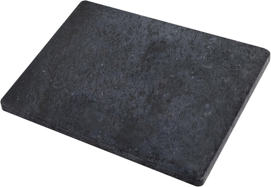 Black Marble Cutting Board, 12x16 Inch Marble Pastry Board With Non-Slip Feet For Cheese, Charcuterie, Dough, Chocolate, Dessert, Pack Of 1 Piece