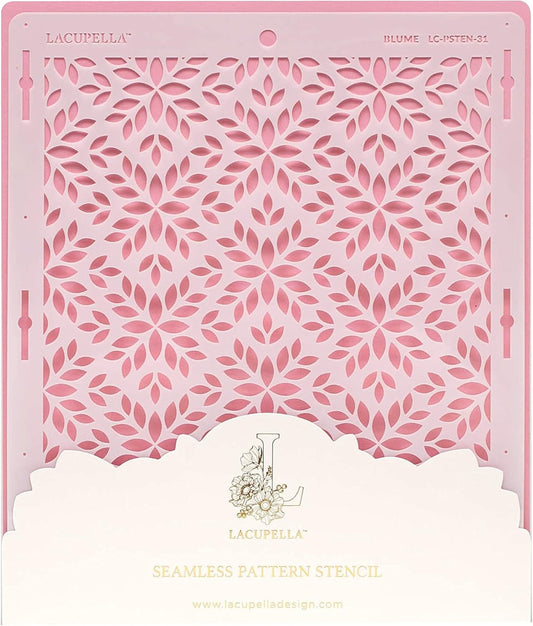 Cake Decorating Stencil for Tall Buttercream Cake, Royal Icing, Ganache, Paint, Airbrush (Blume)